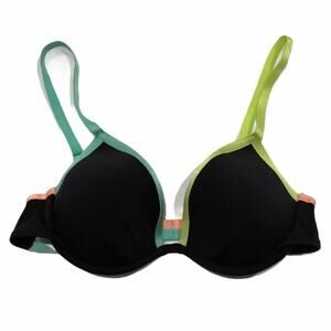 VICTORIA’S SECRET Multicolored Bathing Suit Top Sz 32B